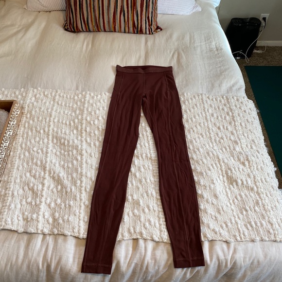 Lululemon Principal Dancer Tight in Burgundy - Picture 8 of 9